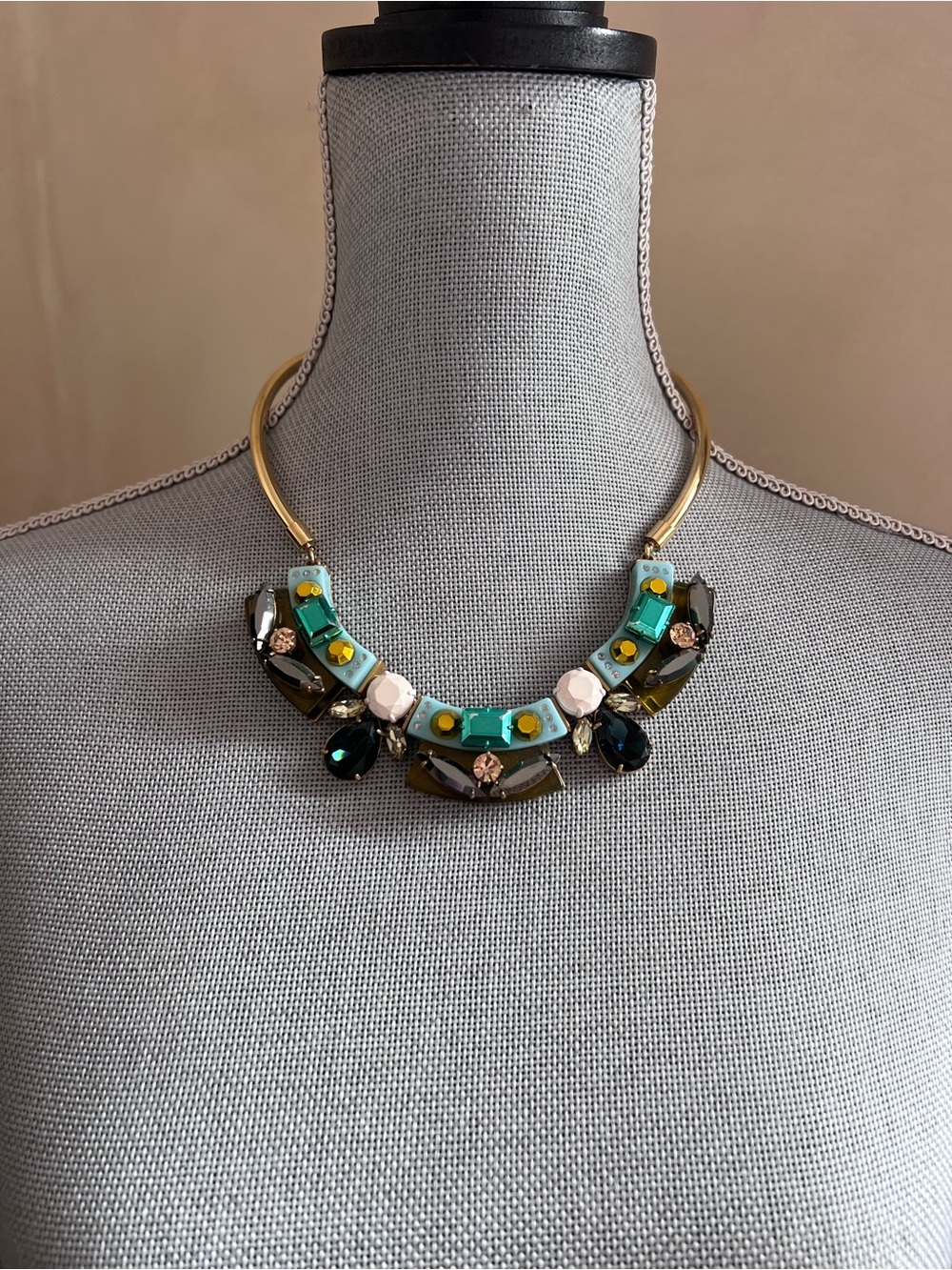 J.Crew Rhinestone Chocker Necklace